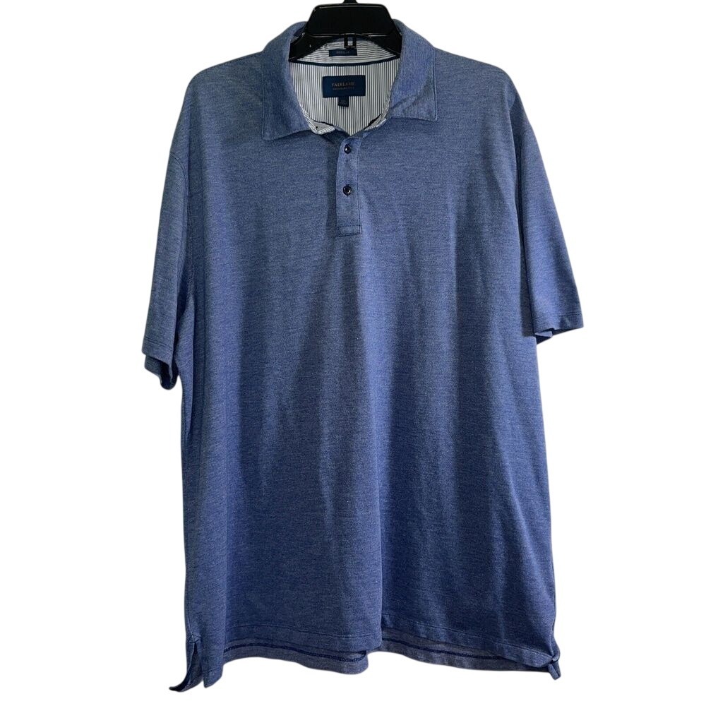 Fairlane Performance Pique Short Sleeve‎ Golf Polo Men's Size XXL Regular Fit
